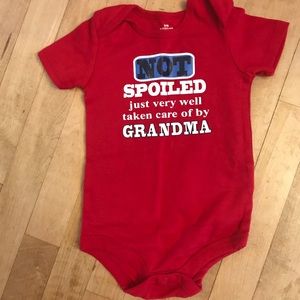 “Not Spoiled” Short Sleeve Onesie